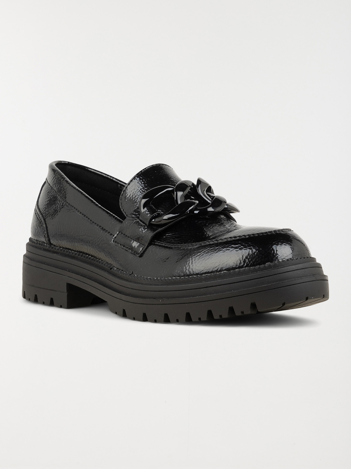 Mocassin noir talon femme (36-41) Mocassin noir talon femme (36-41)
