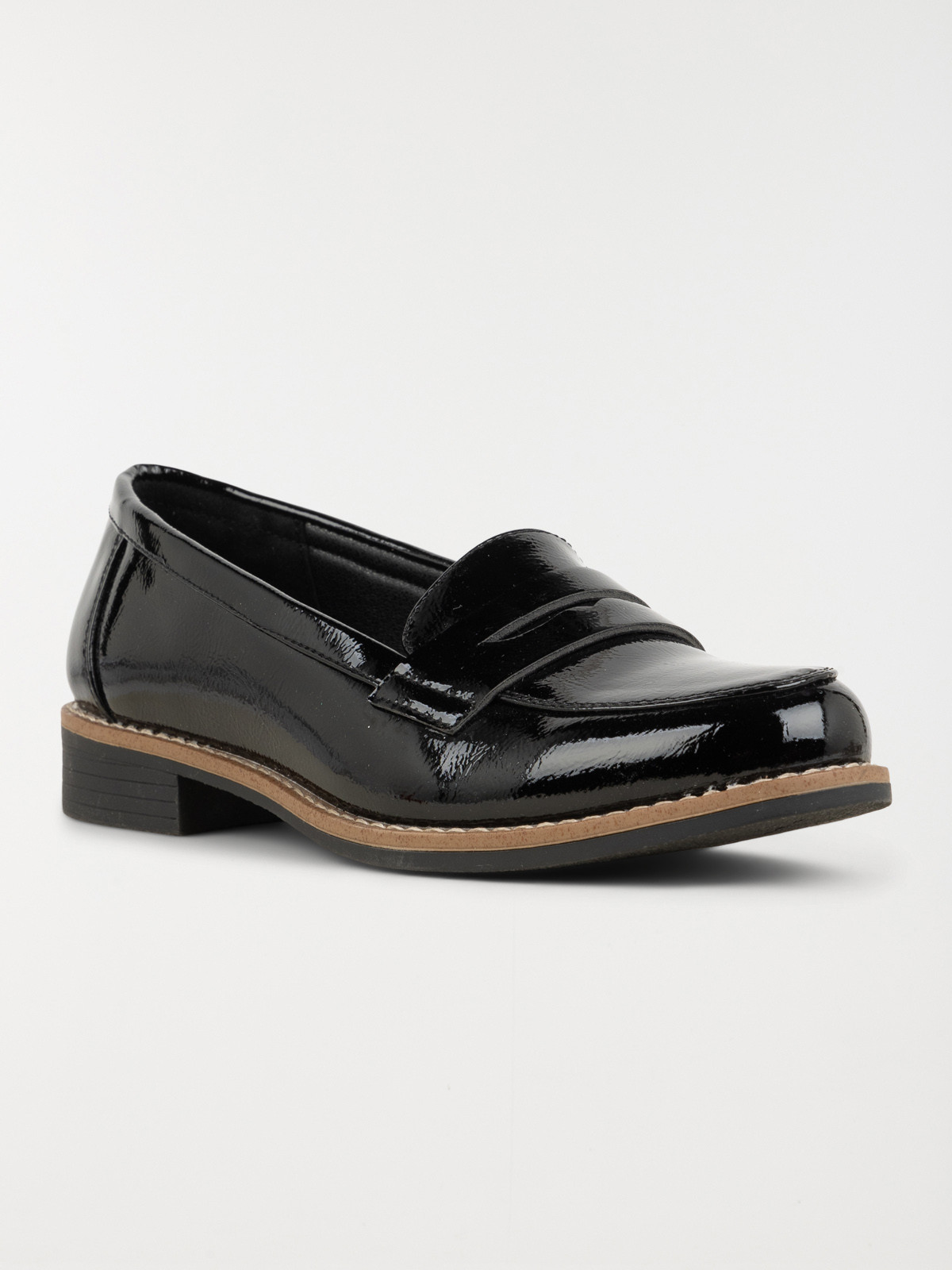 Mocassin verni noir femme (37-42) Mocassin verni noir femme (37-42)
