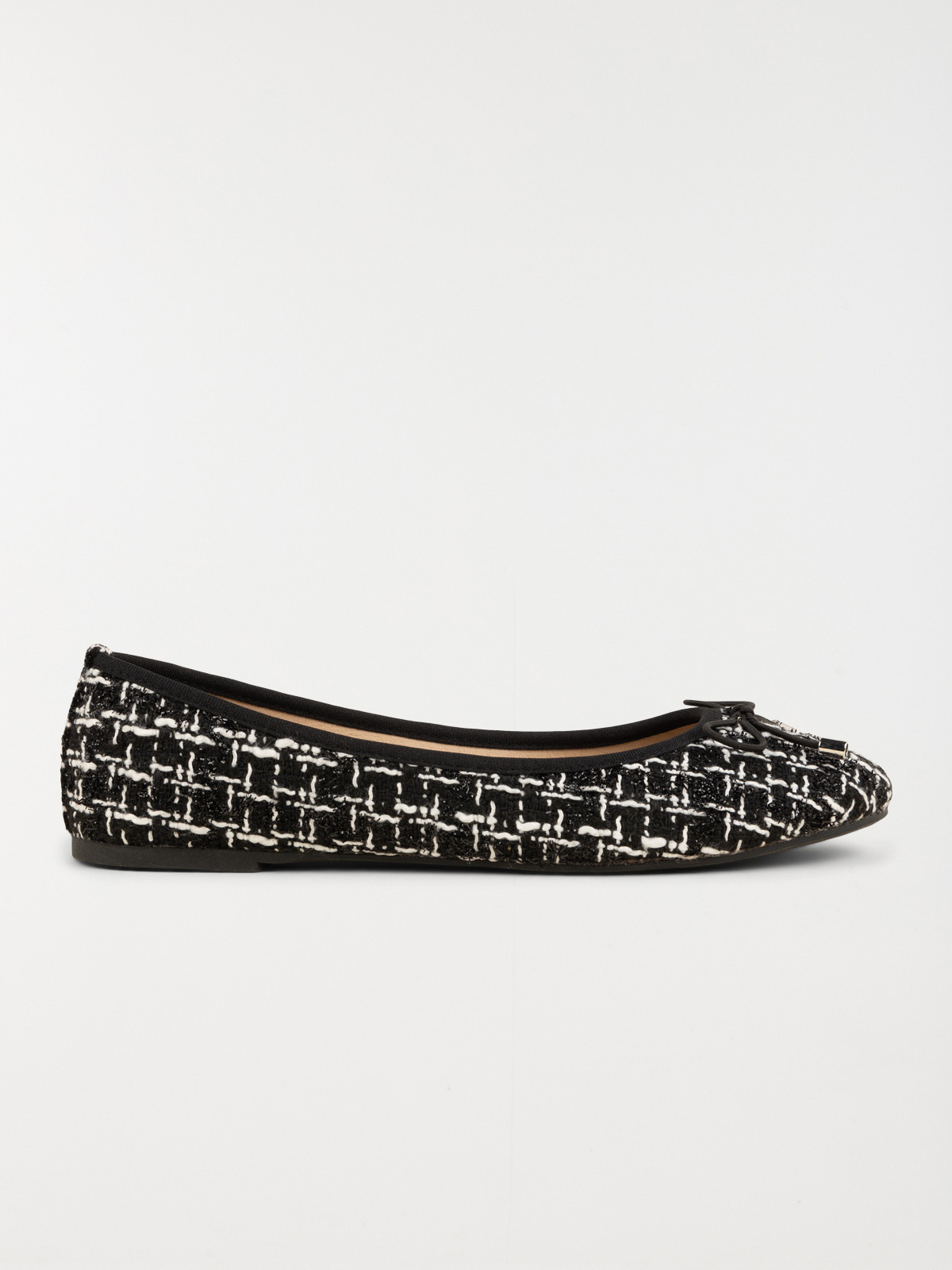 Ballerines noires motifs femme (36-41)