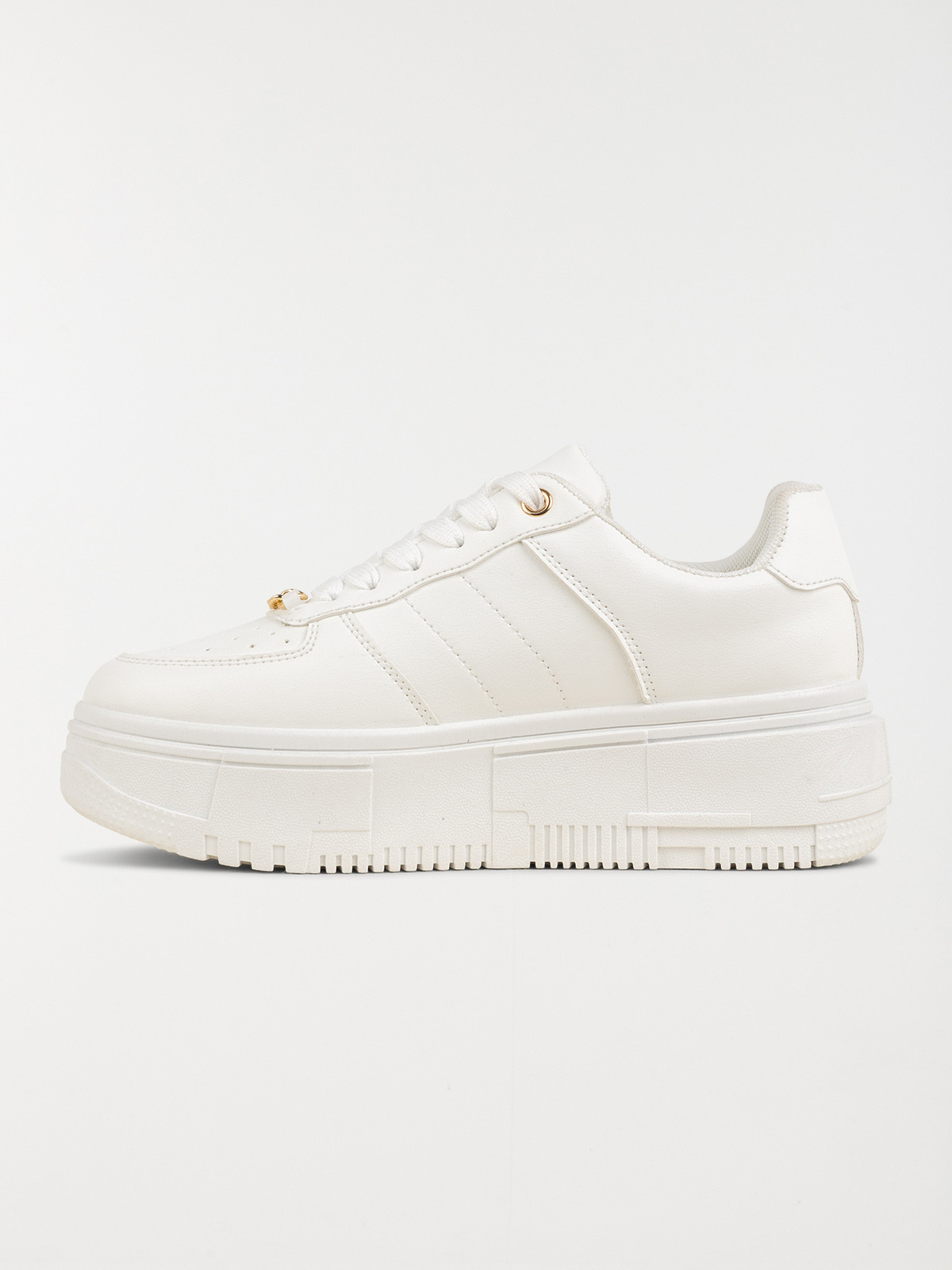 Basket plateforme blanche femme (36-41)