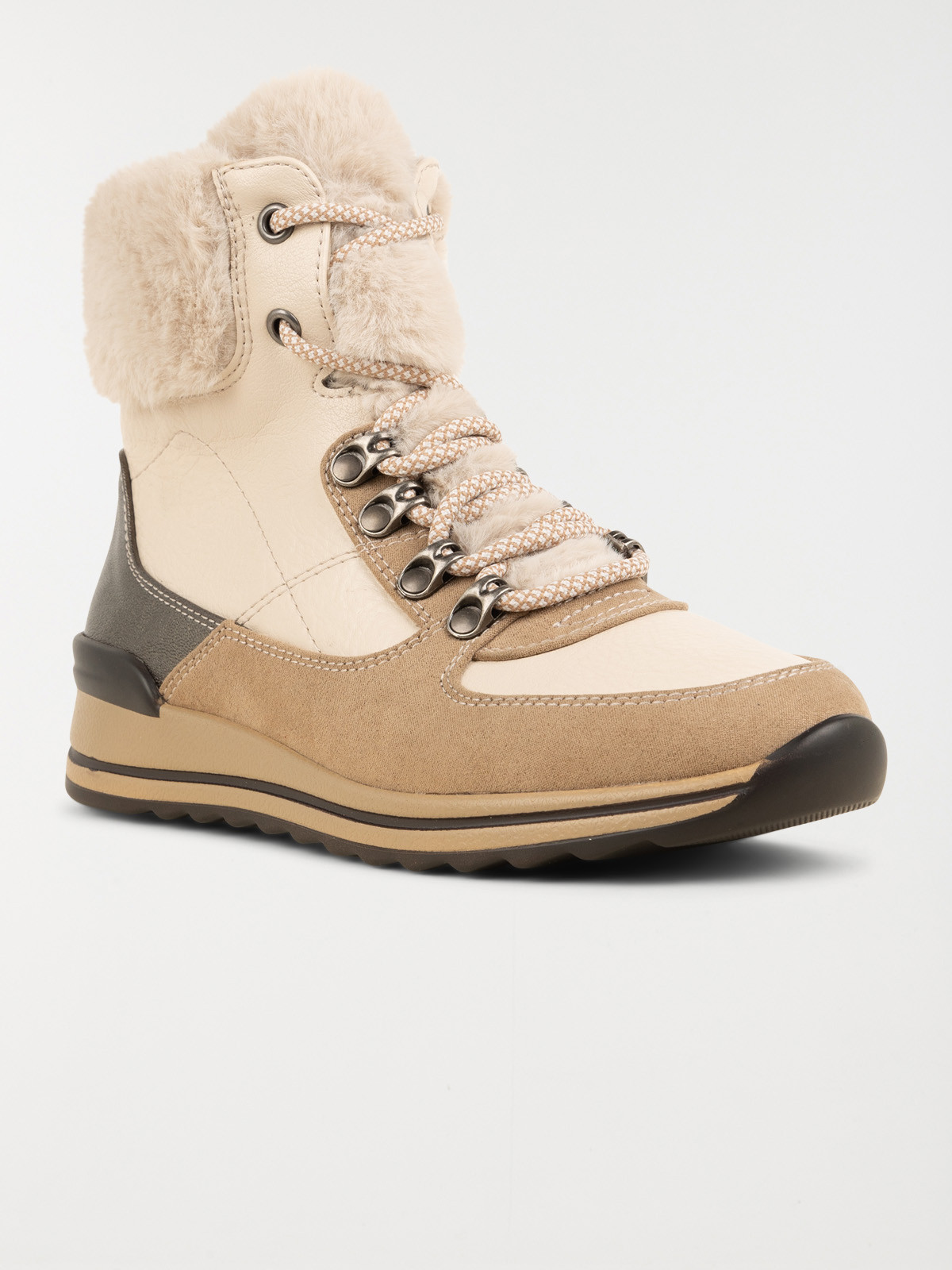 Chaussure montante taupe femme (36-41)