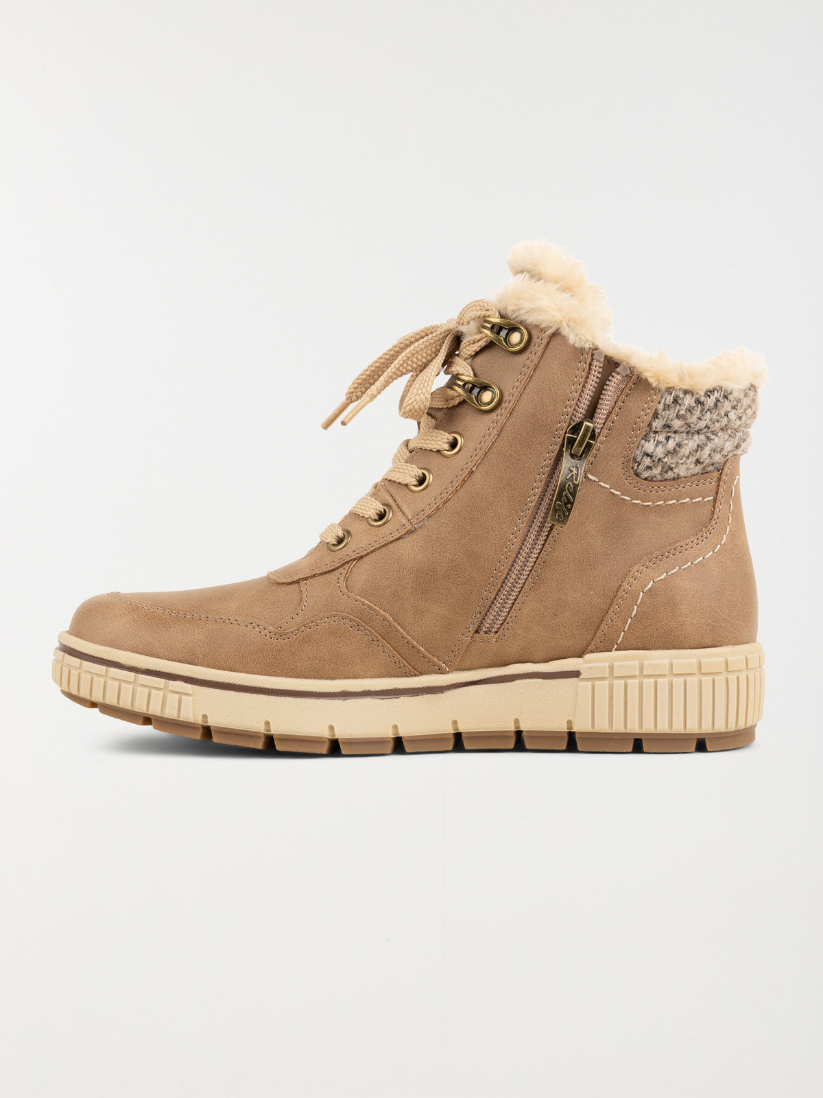 Chaussure montante taupe femme (36-41) Chaussure montante taupe femme (36-41)