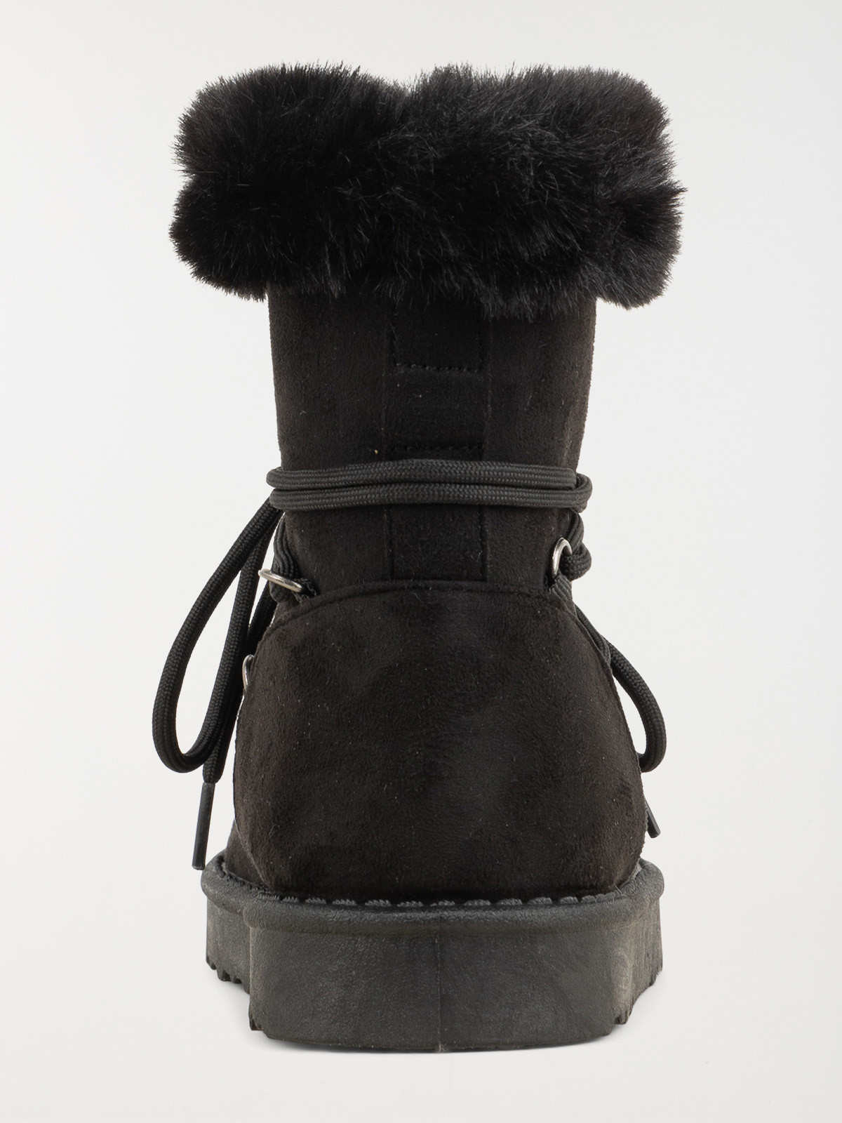 Bottine plate col fourré femme (36-41)
