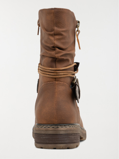 Boots femme brides...