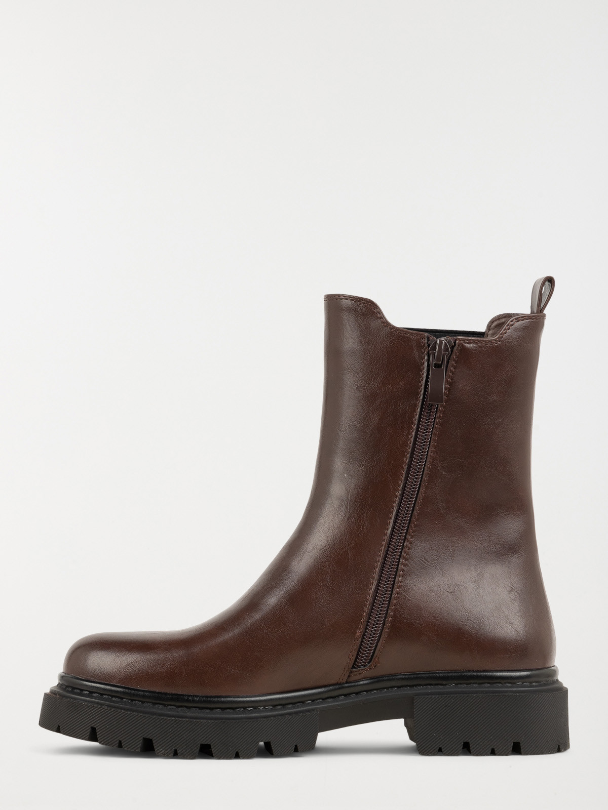 Bottines marrons plates femme (36-41)