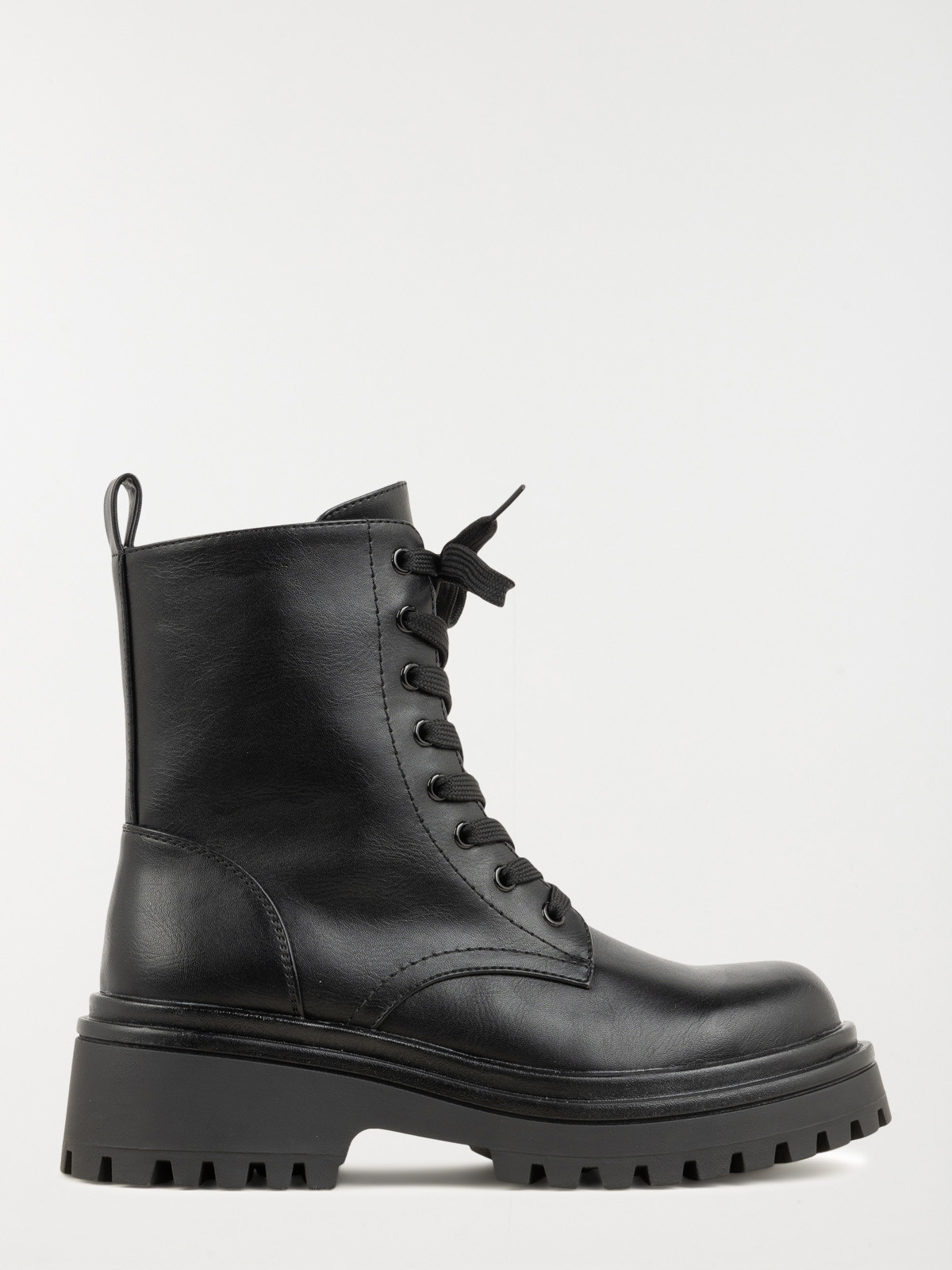 Bottines noires à lacet femme (36-41)