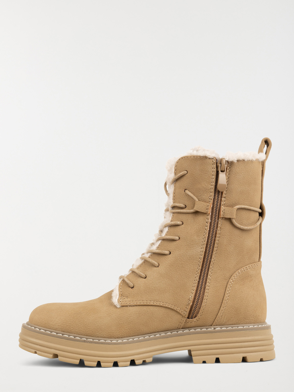 Bottines à lacets camel femme (36-41) Bottines à lacets camel femme (36-41)