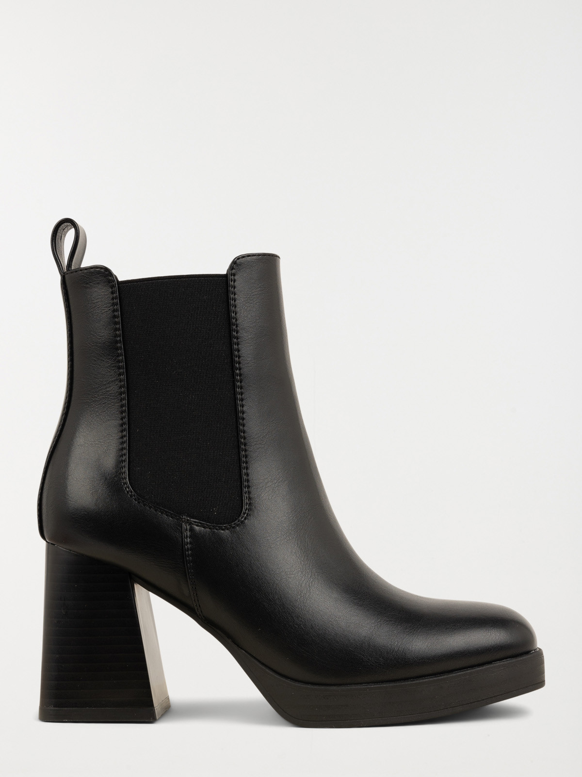 Boots noires à talon femme (36-41)