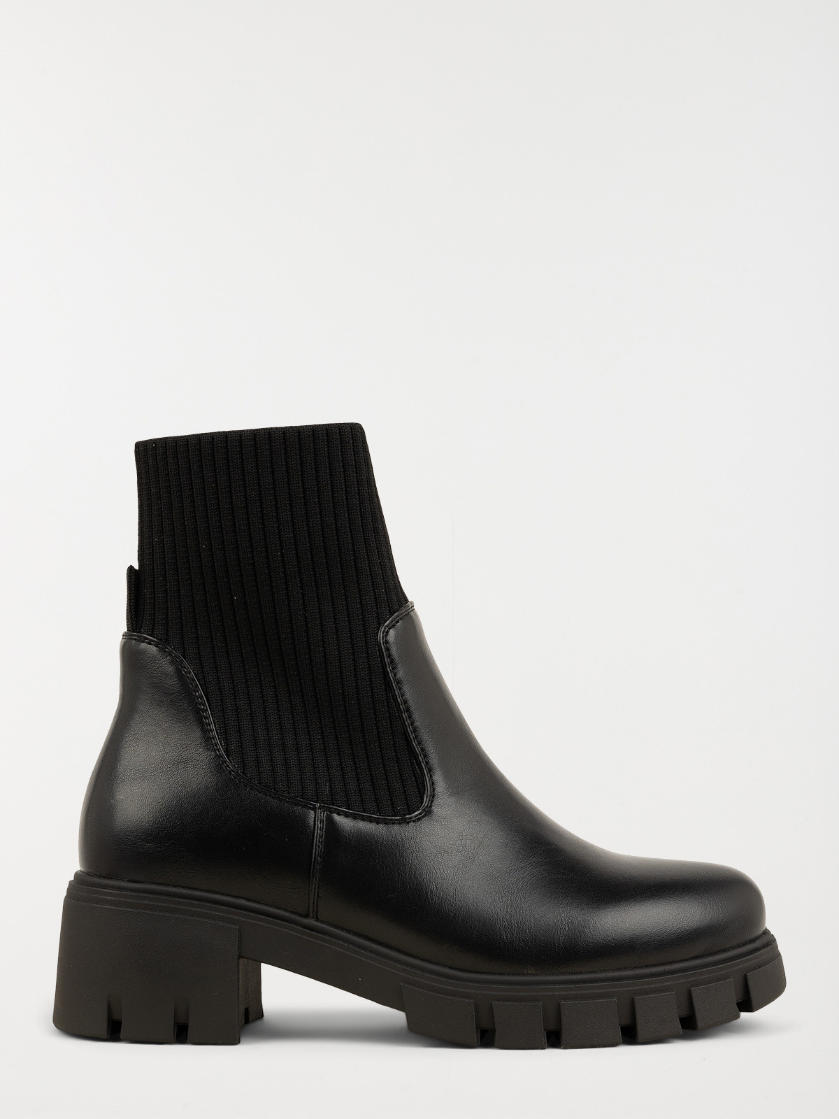 Bottine bi matiere noire femme 36 41