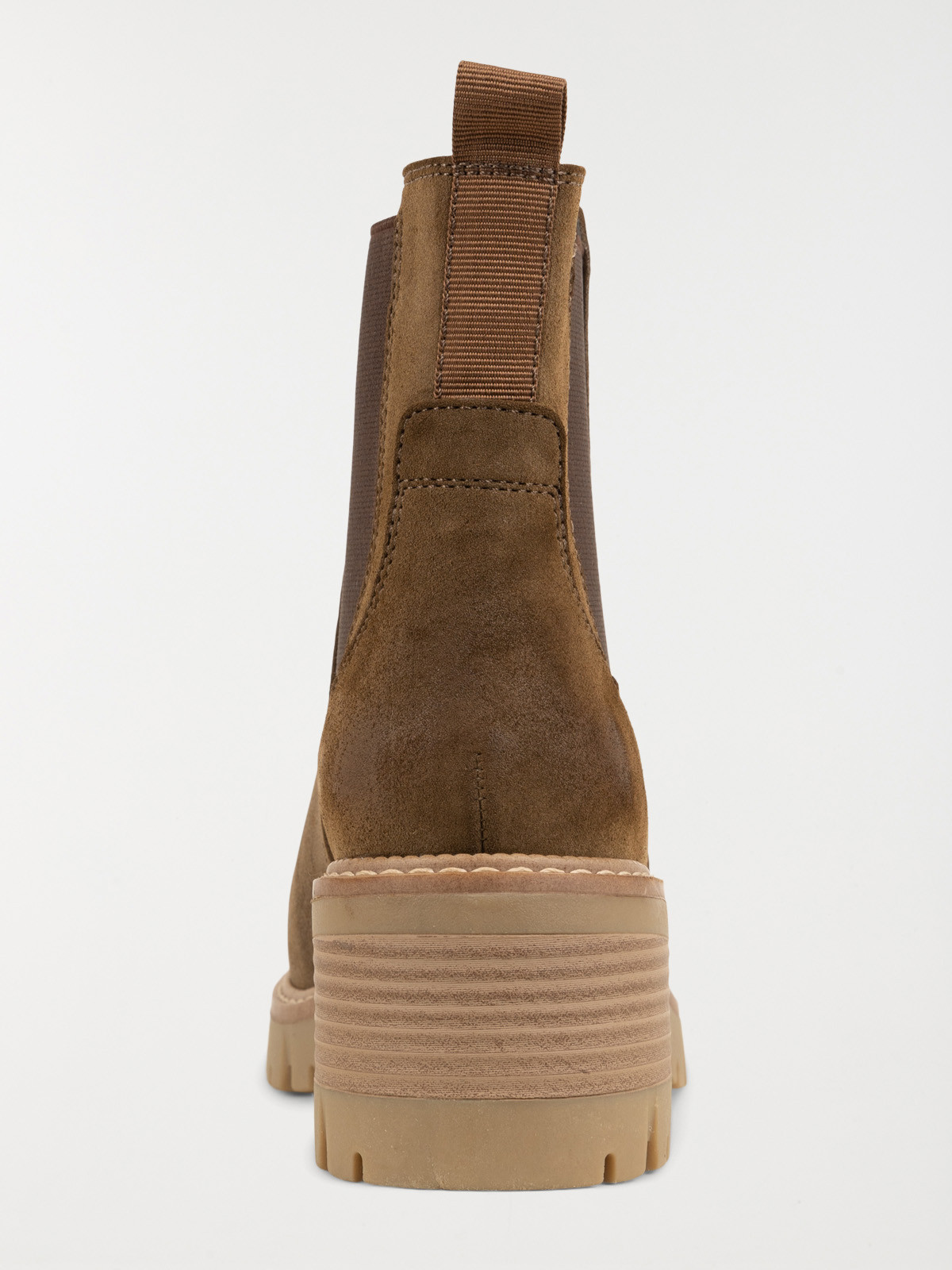 Bottines à talons femme taupe (36-41)