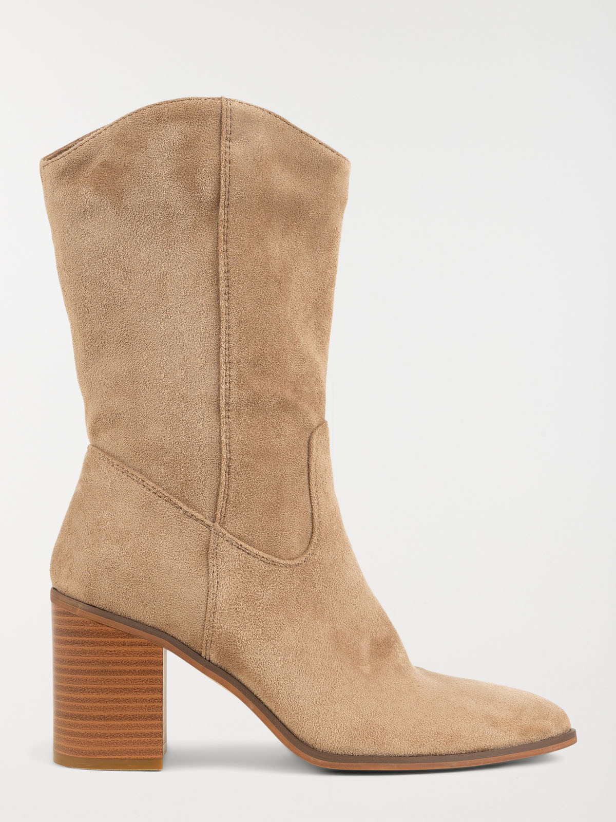 Bottine à talon taupe femme (36-41)