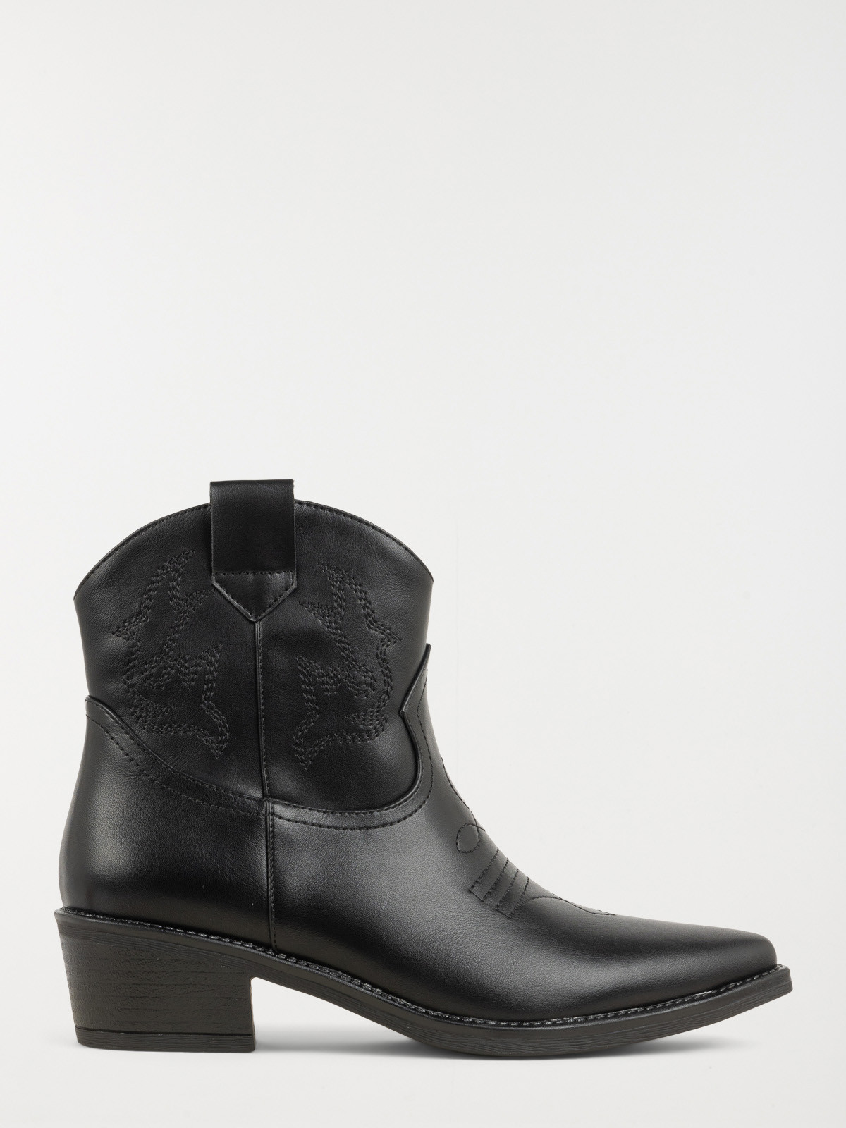Bottines western femme noires (36-41)
