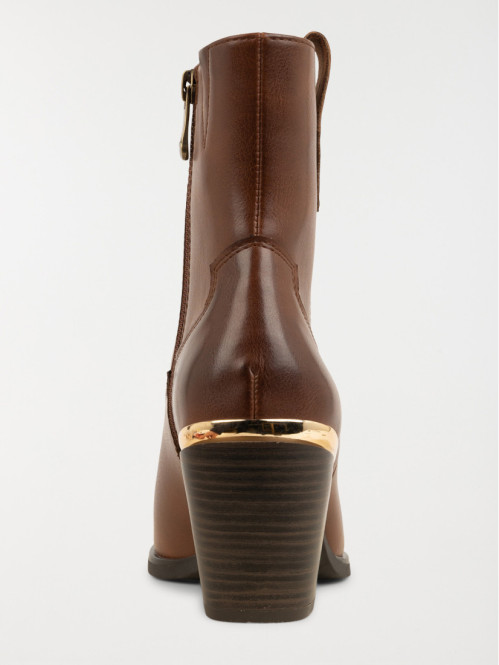 Bottines marrons femme (36-41)