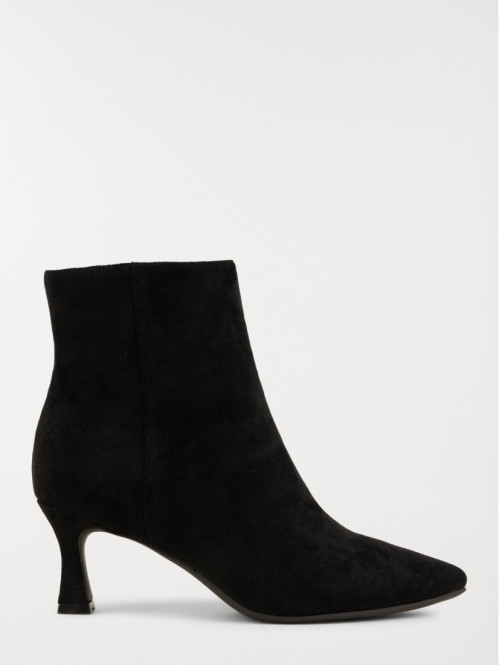 Bottine à talon suédine femme (36-41)