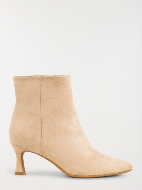 Bottines à talons beiges femme (36-41)