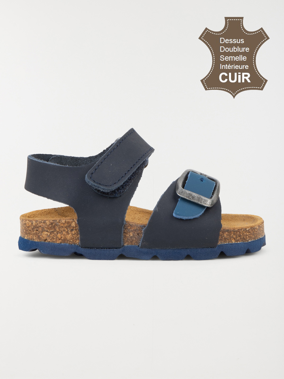 Sandales bride et scratch garçon (20-23)