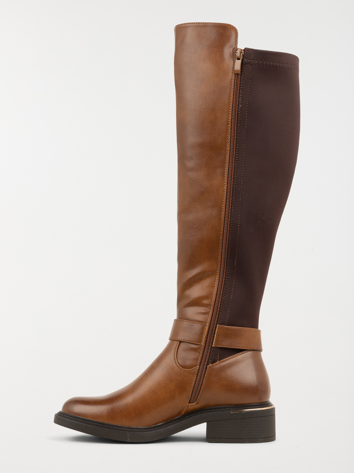 Bottes plates marrons femme (36-41)