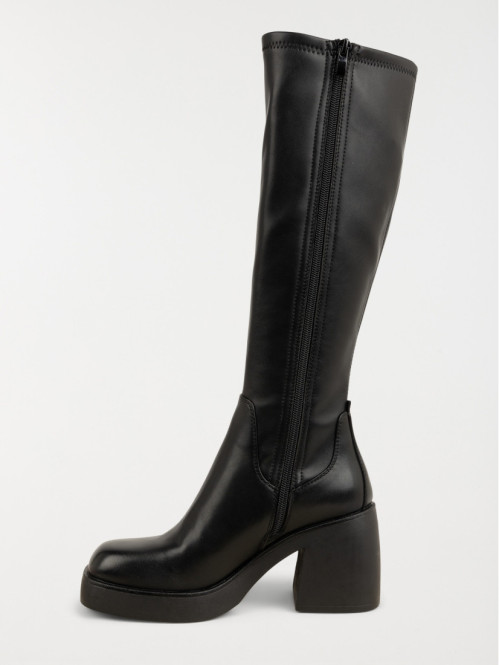 Bottes à talon noires femme...