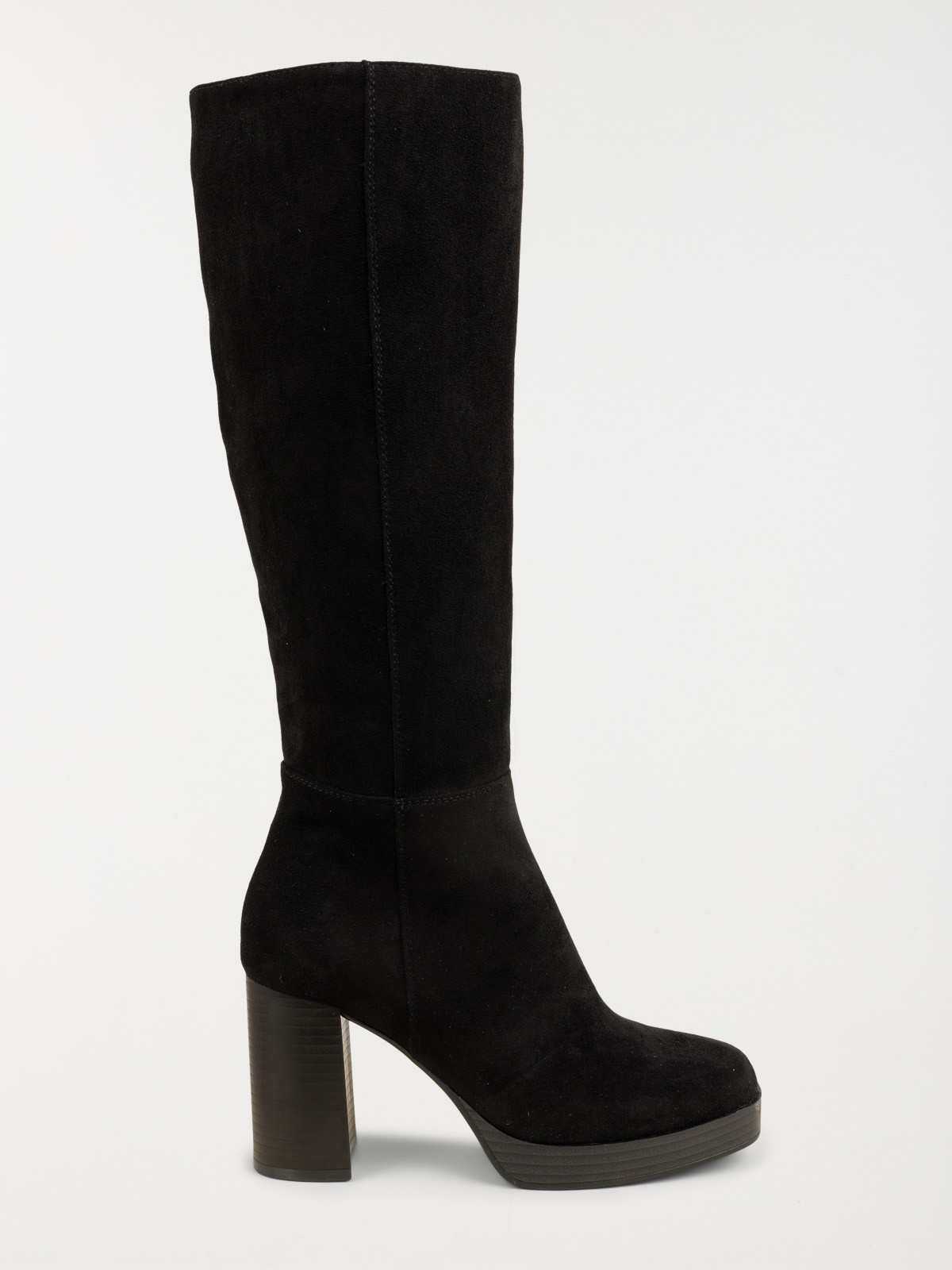 Bottes noires à talon femme (36-41)