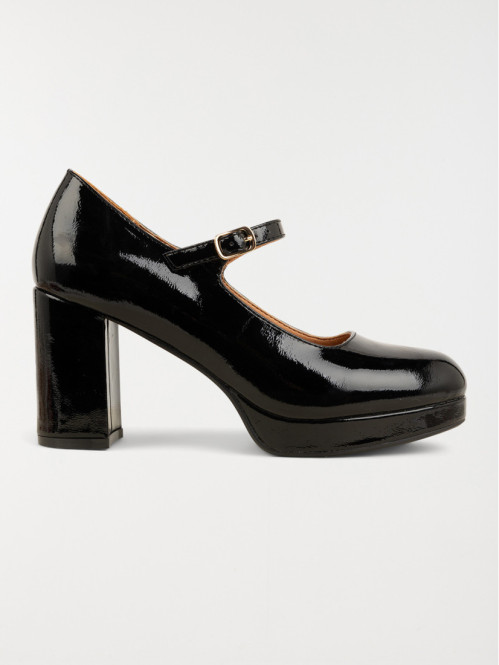 Escarpins vernis noirs femme (36-41)