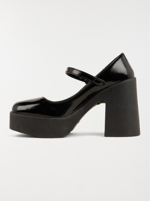 Escarpin plateforme noir...