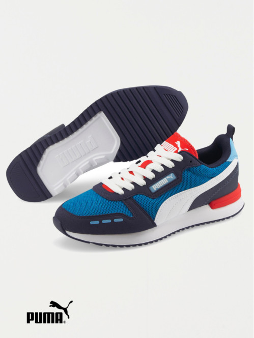 Baskets PUMA bleu rouge homme (41-46)