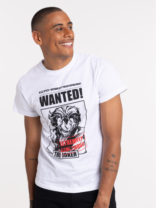 T-shirt blanc Joker homme T-shirt blanc Joker homme