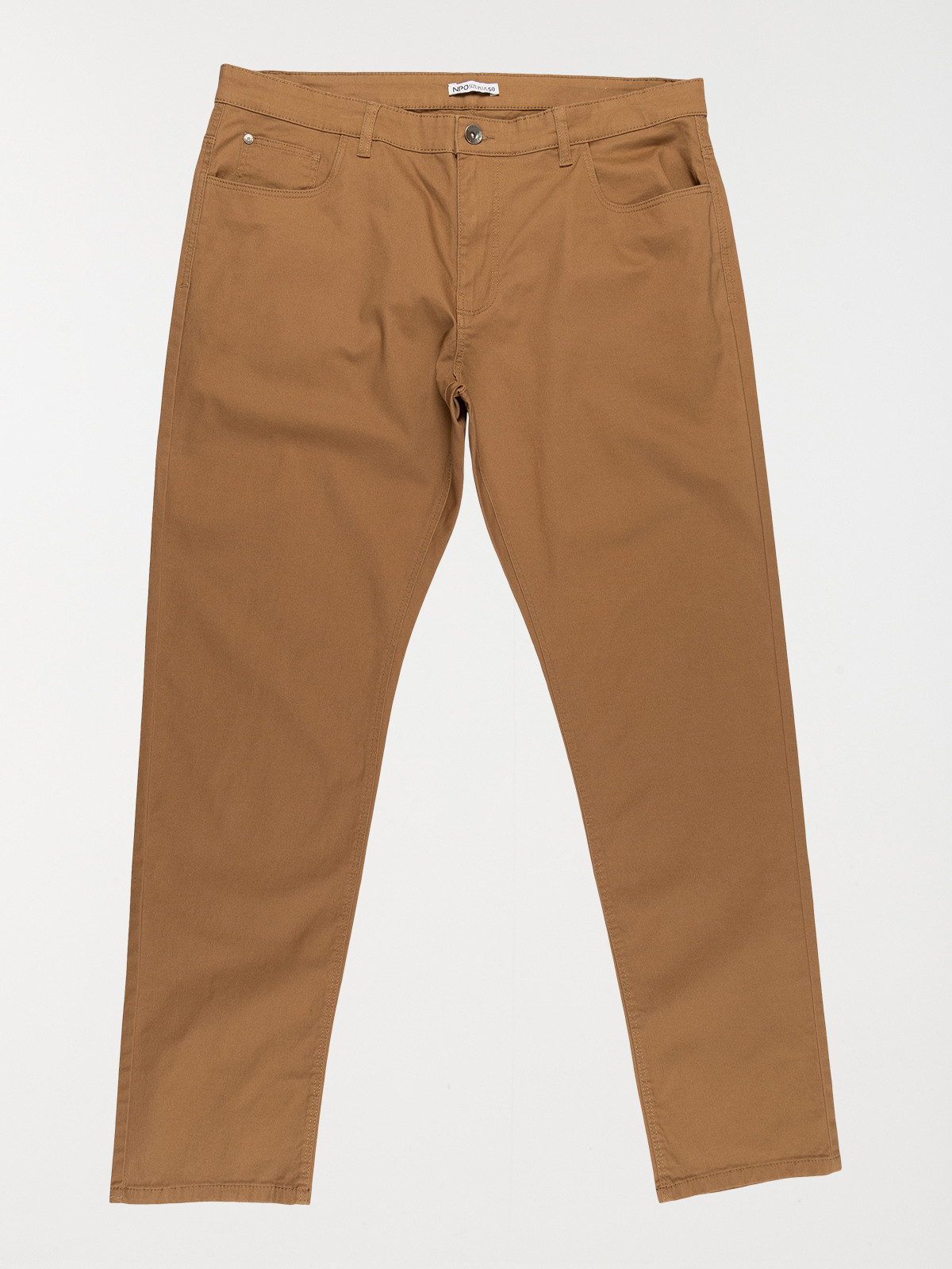 Pantalon café foncé grande taille homme