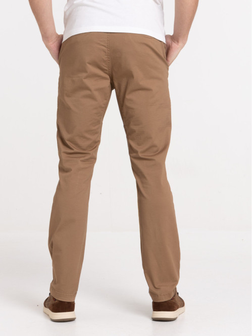 Pantalon café foncé homme