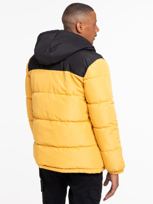 Blouson à capuche bicolore homme