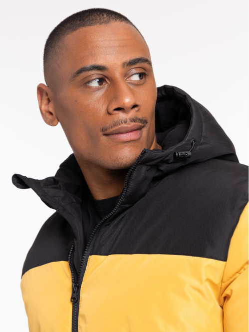 Blouson à capuche bicolore homme