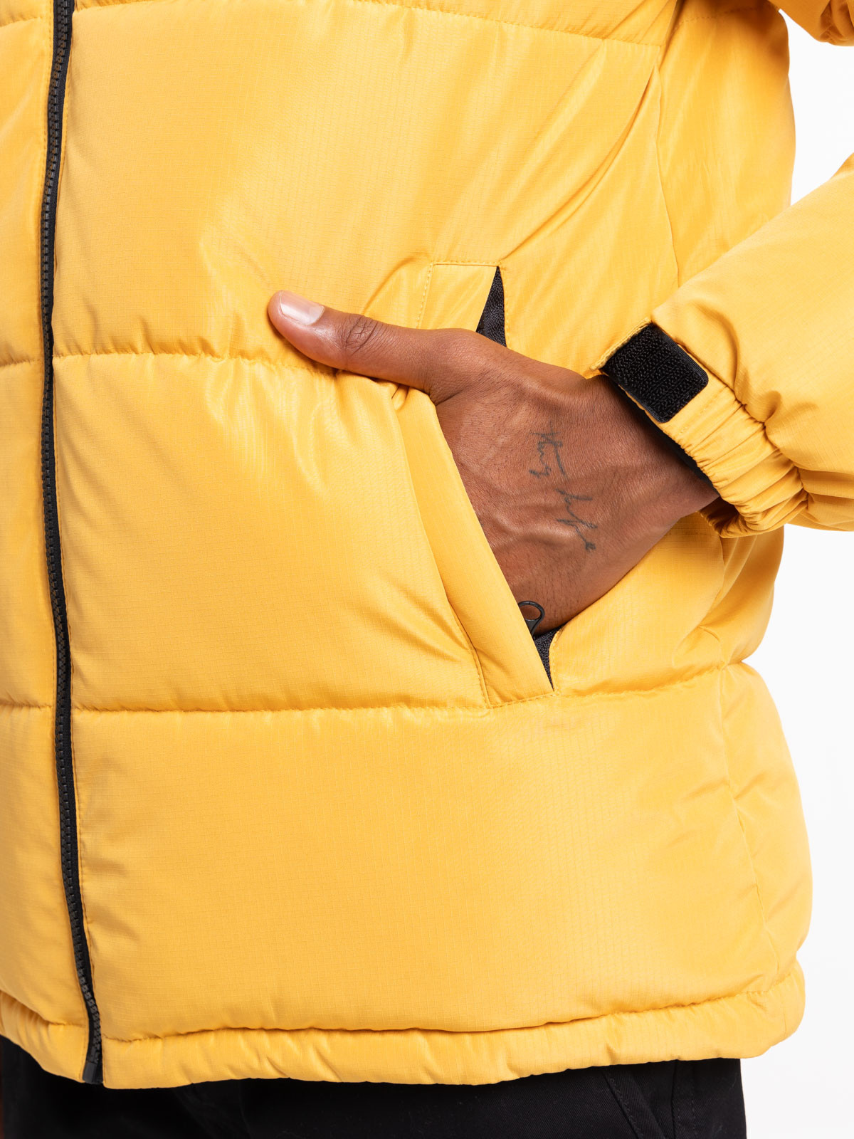 Blouson à capuche bicolore homme