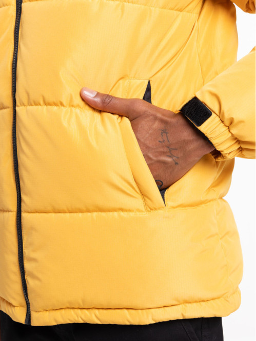 Blouson à capuche bicolore homme