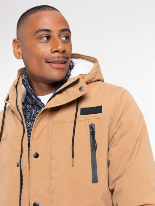 Parka avec capuche homme outlet