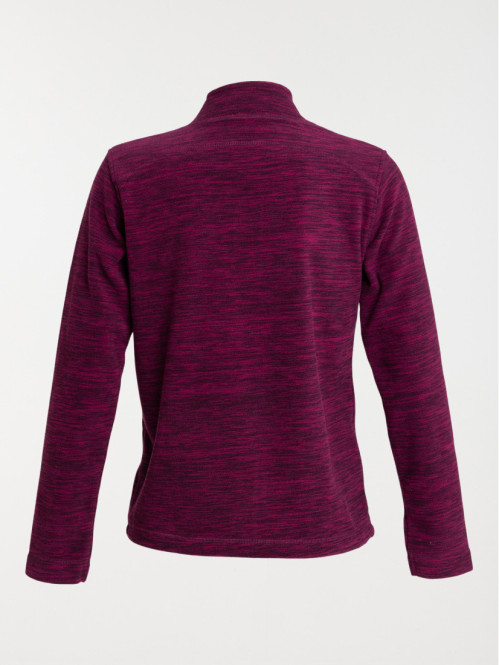 Polaire fushia zippée femme Polaire fushia zippée femme