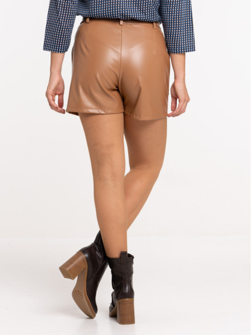 Short camel foncé femme Short camel foncé femme