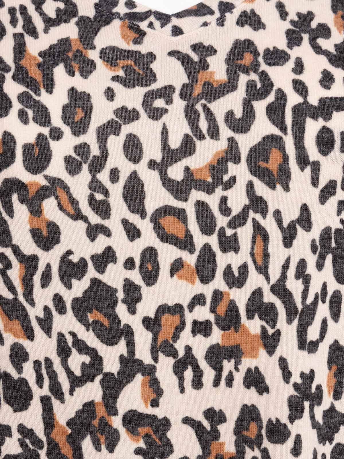 Tee-shirt imprimé léopard femme