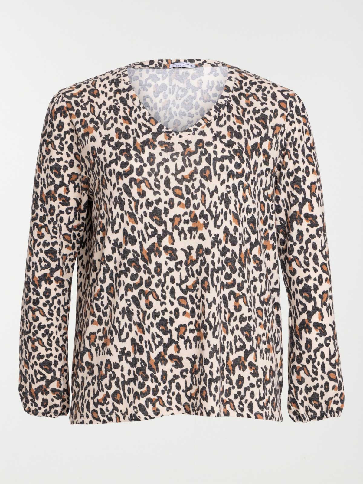 Tee-shirt imprimé léopard femme