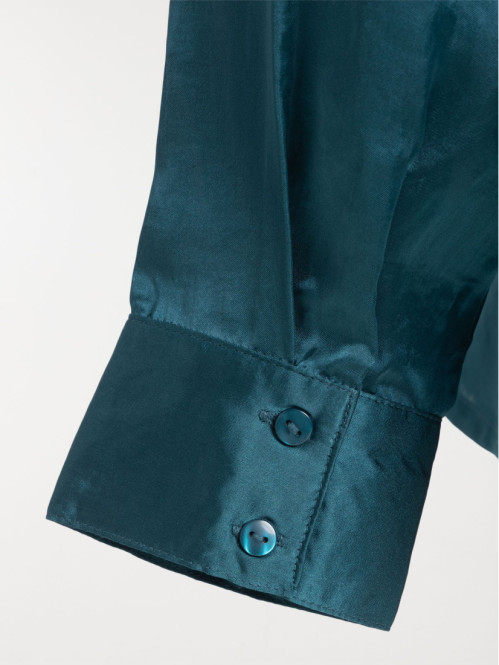 Chemise vert british grande taille femme