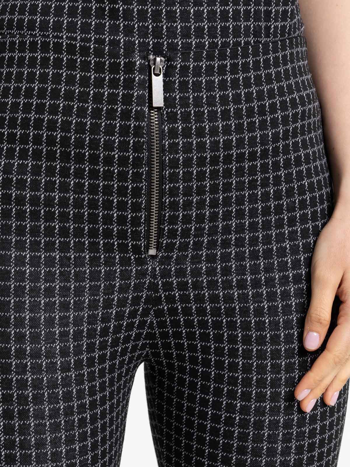 Pantalon à carreaux évasé femme Pantalon à carreaux évasé femme