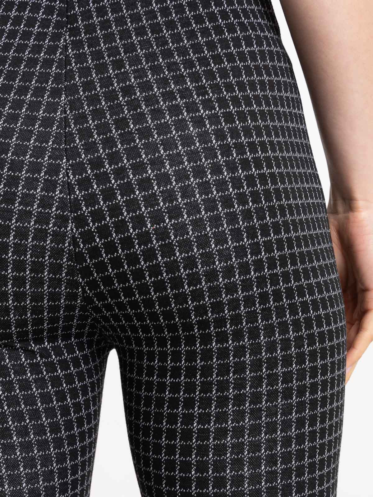 Pantalon à carreaux évasé femme Pantalon à carreaux évasé femme