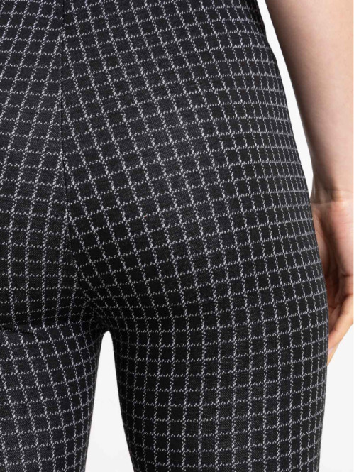 Pantalon à carreaux évasé femme Pantalon à carreaux évasé femme