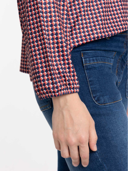 T-shirt laçage motif...