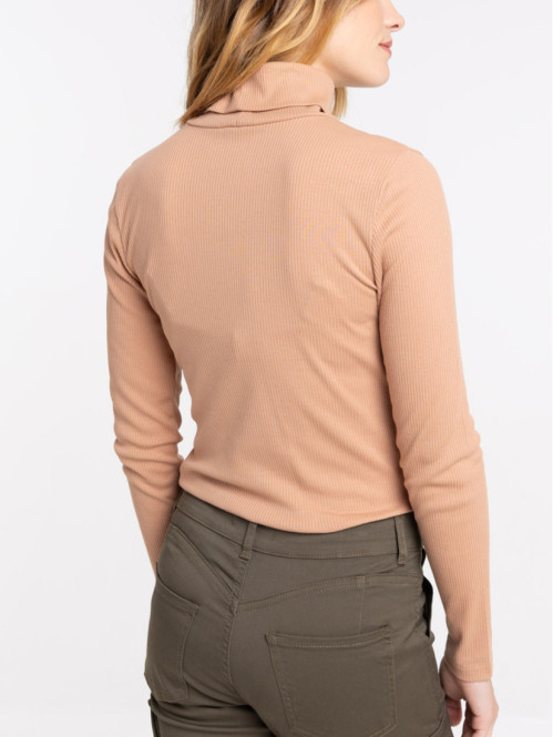 T-shirt femme col roulé...