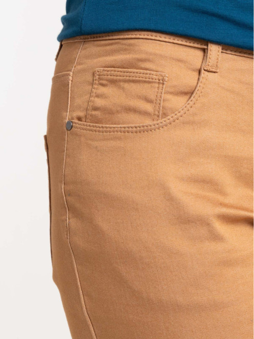 Pantalon ocre skinny femme