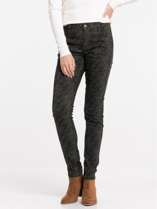 Pantalon imprimé kaki quite...