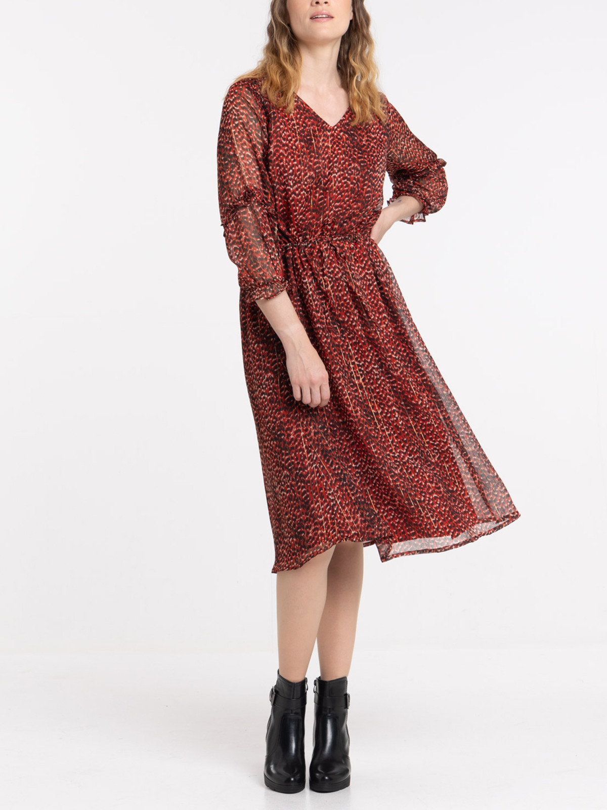 Robe imprimée femme