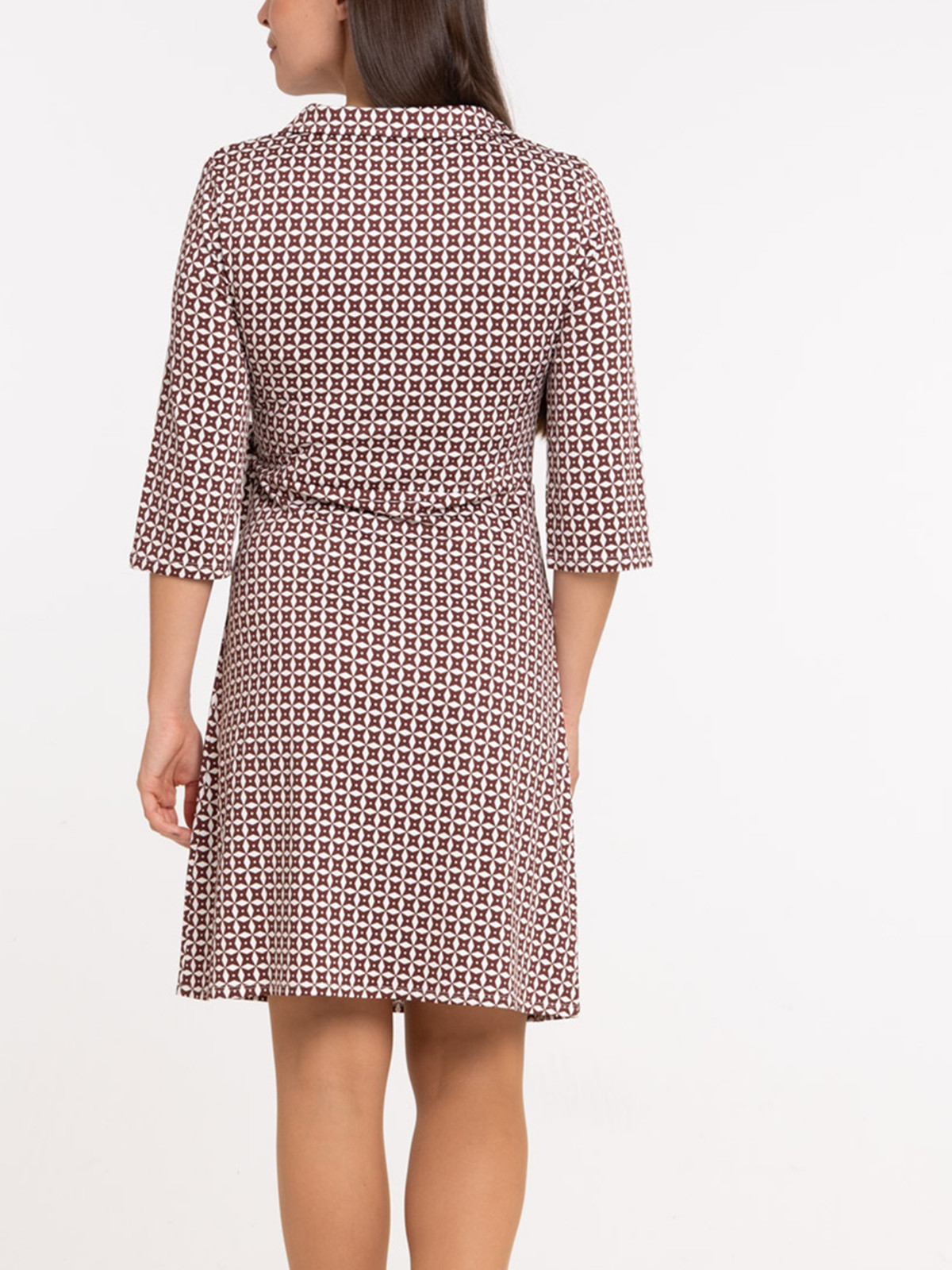 Robe effet portefeuille imprimée femme