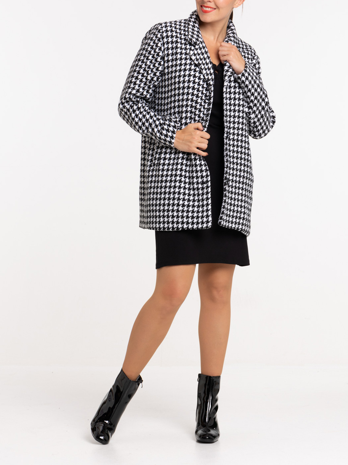 Manteau pied de coq online