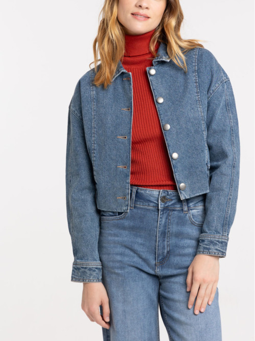 Veste en jean courte stone...